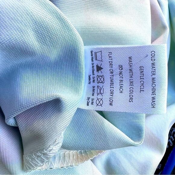 Multicolored Marble Printed Plus Size Top Size 1XL (N) - Picture 8 of 8